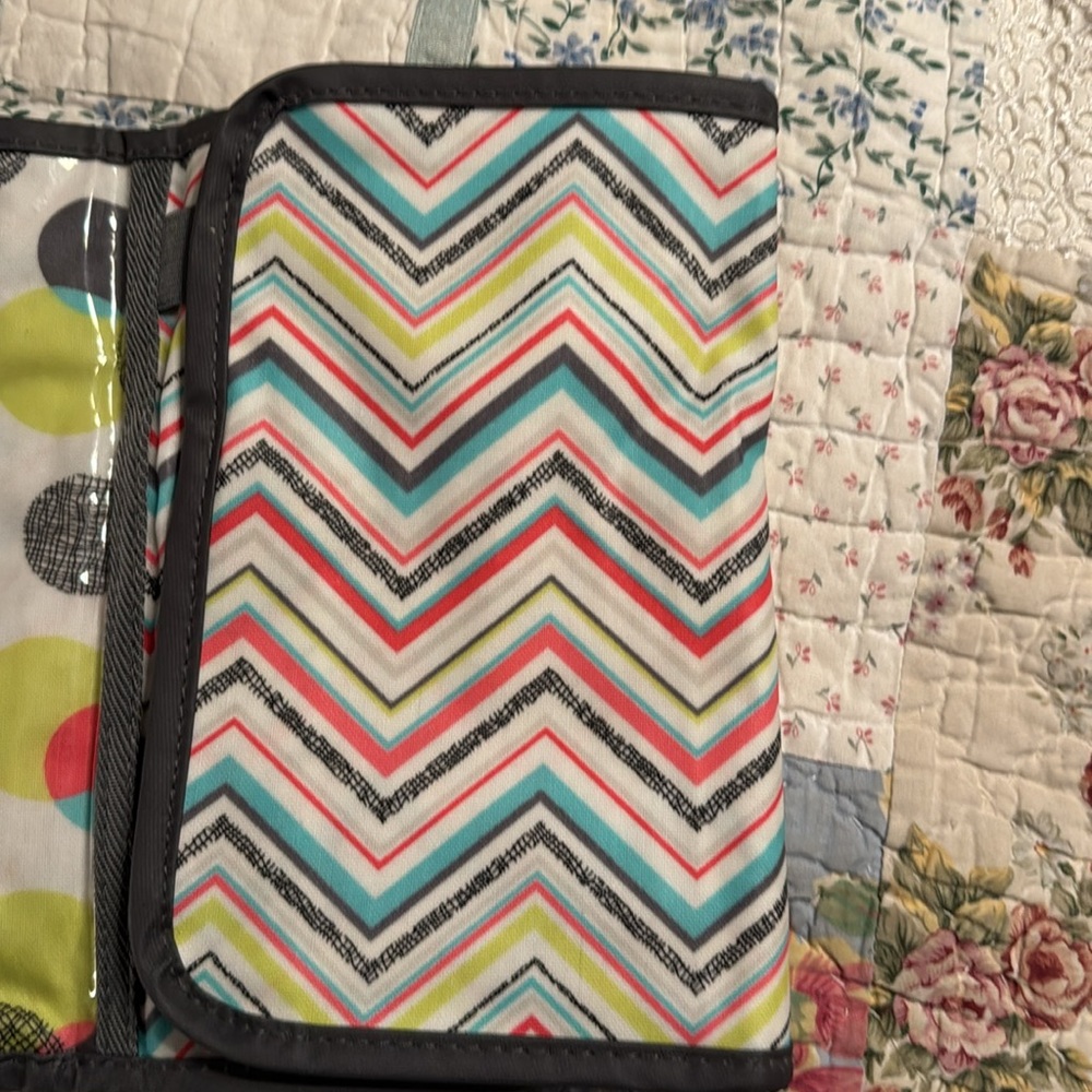 Thirty-one Pen Pencil Tablet Holder NWOT Elastic Closure Multi Colored - Picture 6 of 13